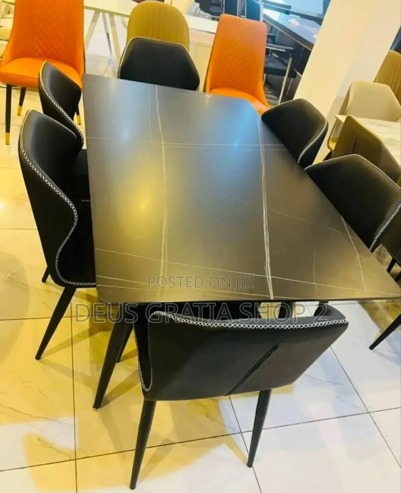 Marble Dining Table Set With 6 Chairs