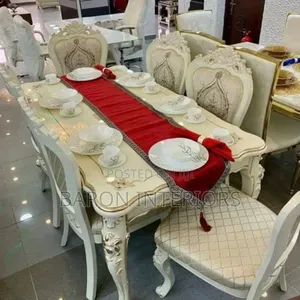 Executive Royal Dinning Marble Top by 6 With Set of Chair