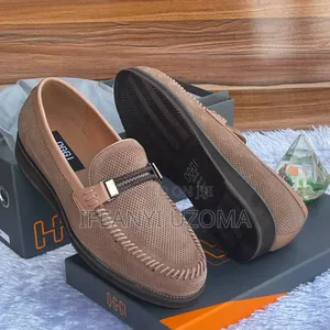 Oggi Classic Luxury Brown Loafers Shoe