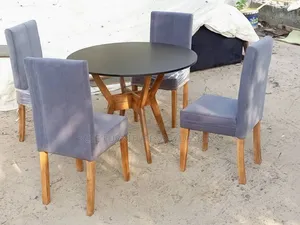 Gray Color Dinning Set for 4