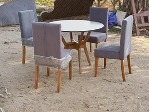 Gray Color Dinning Set for 4