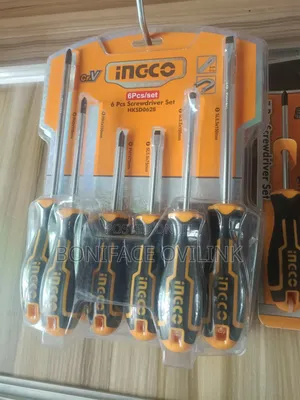 Screwdriver Set Ingco Hksd0628