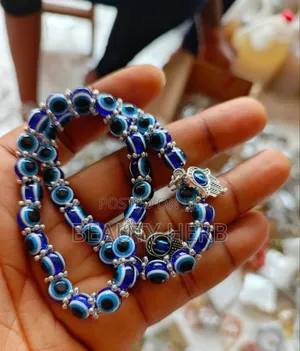 Fortified Blue Evil Eyes Bracelet for Male and Female