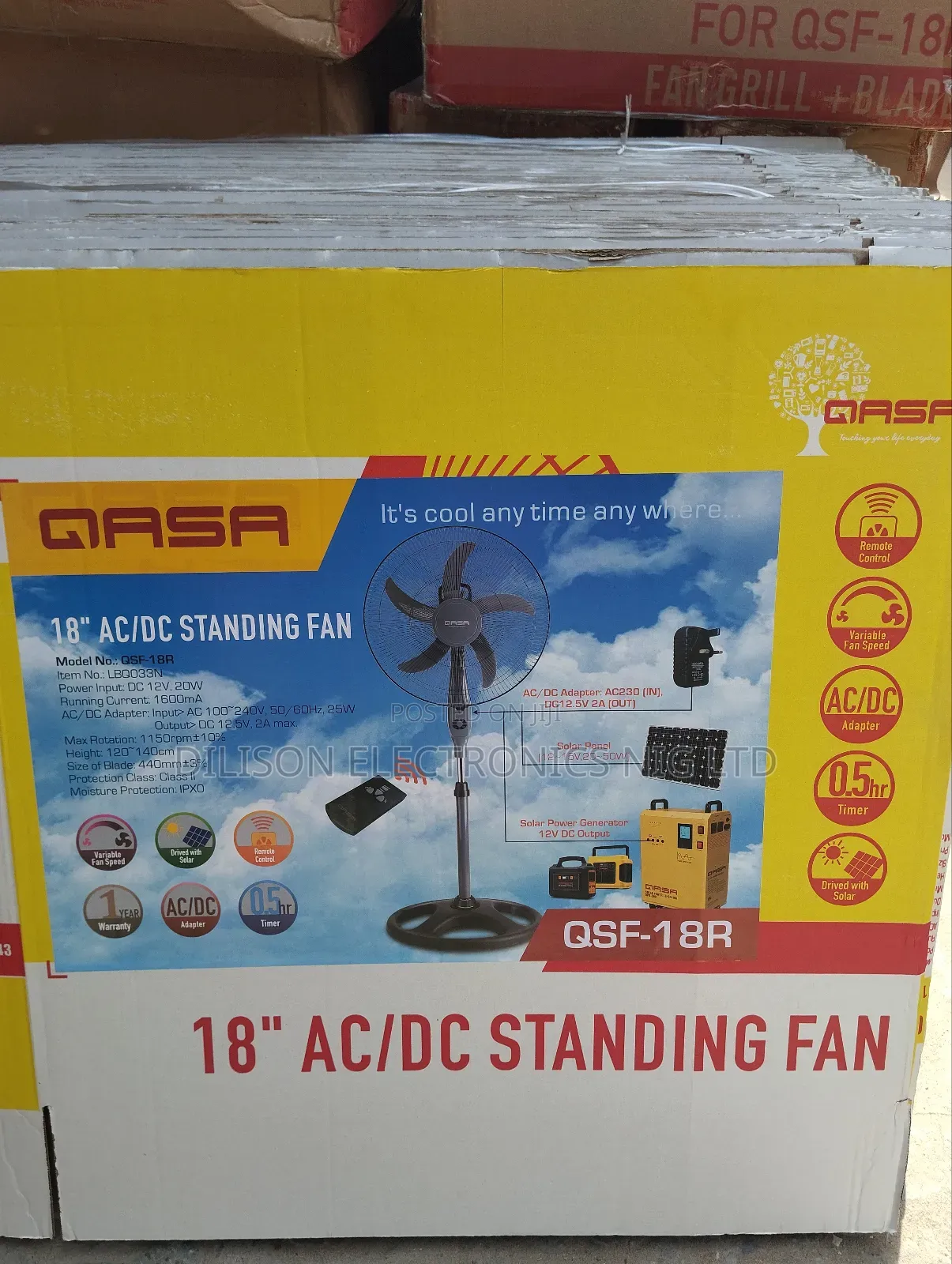 Gasa 18" Dc Standing Fan