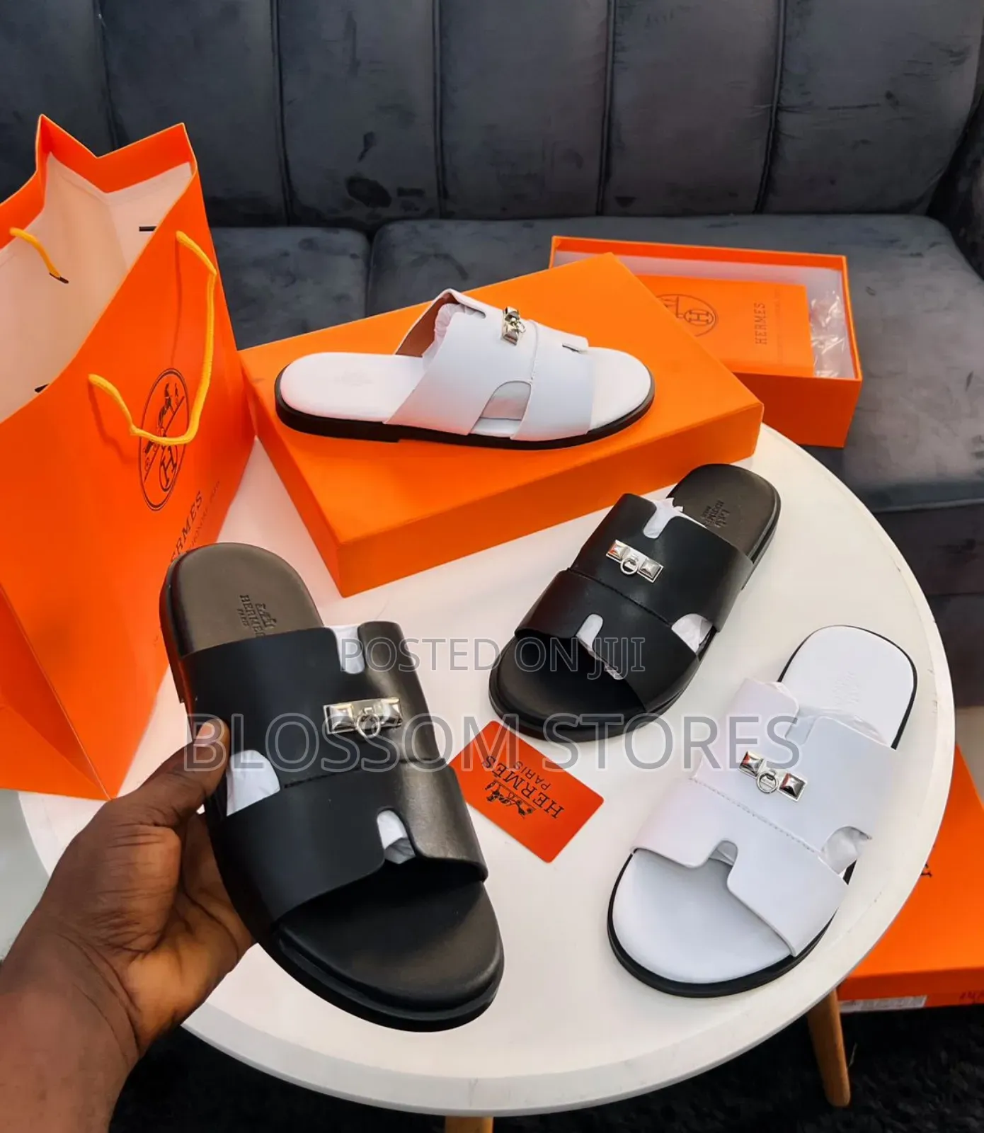 Quality Hermes Pam Slippers