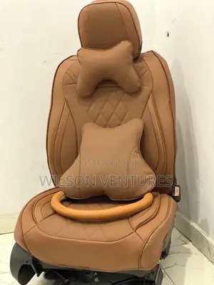Brown Color Leather Car Seat Cover