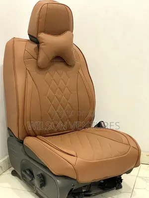 Brown Color Leather Car Seat Cover