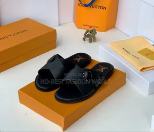 Pure Leather Brawn Slippers