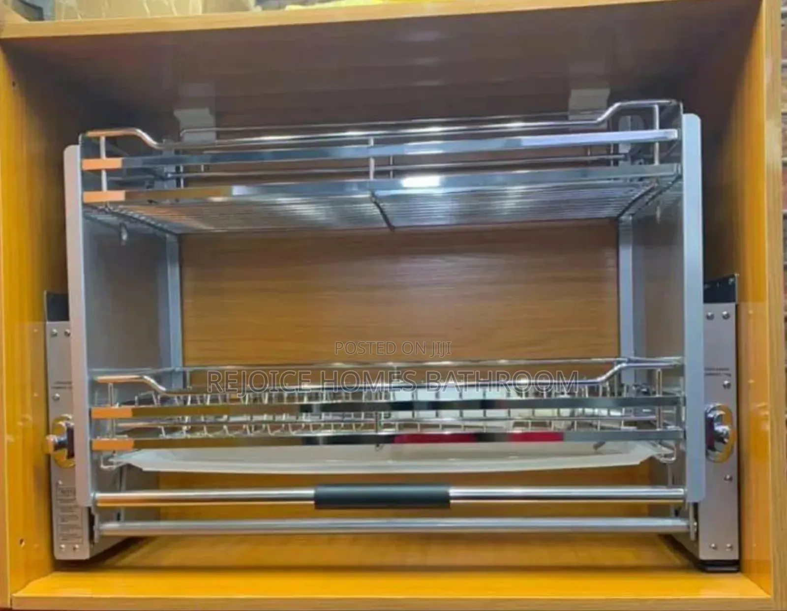 Pull Out/Down Plates Rack for Kitchen Cabinets 80cm