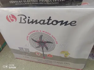 Binatone Standing Fan 20inches Black Color
