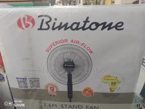 Binatone Standing Fan 16inches Black Color