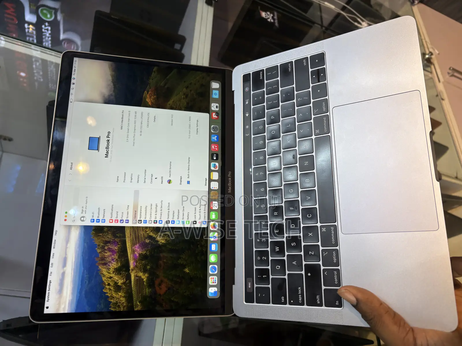 Laptop Apple MacBook Pro 2019 16GB Intel Core I5 SSD 256GB