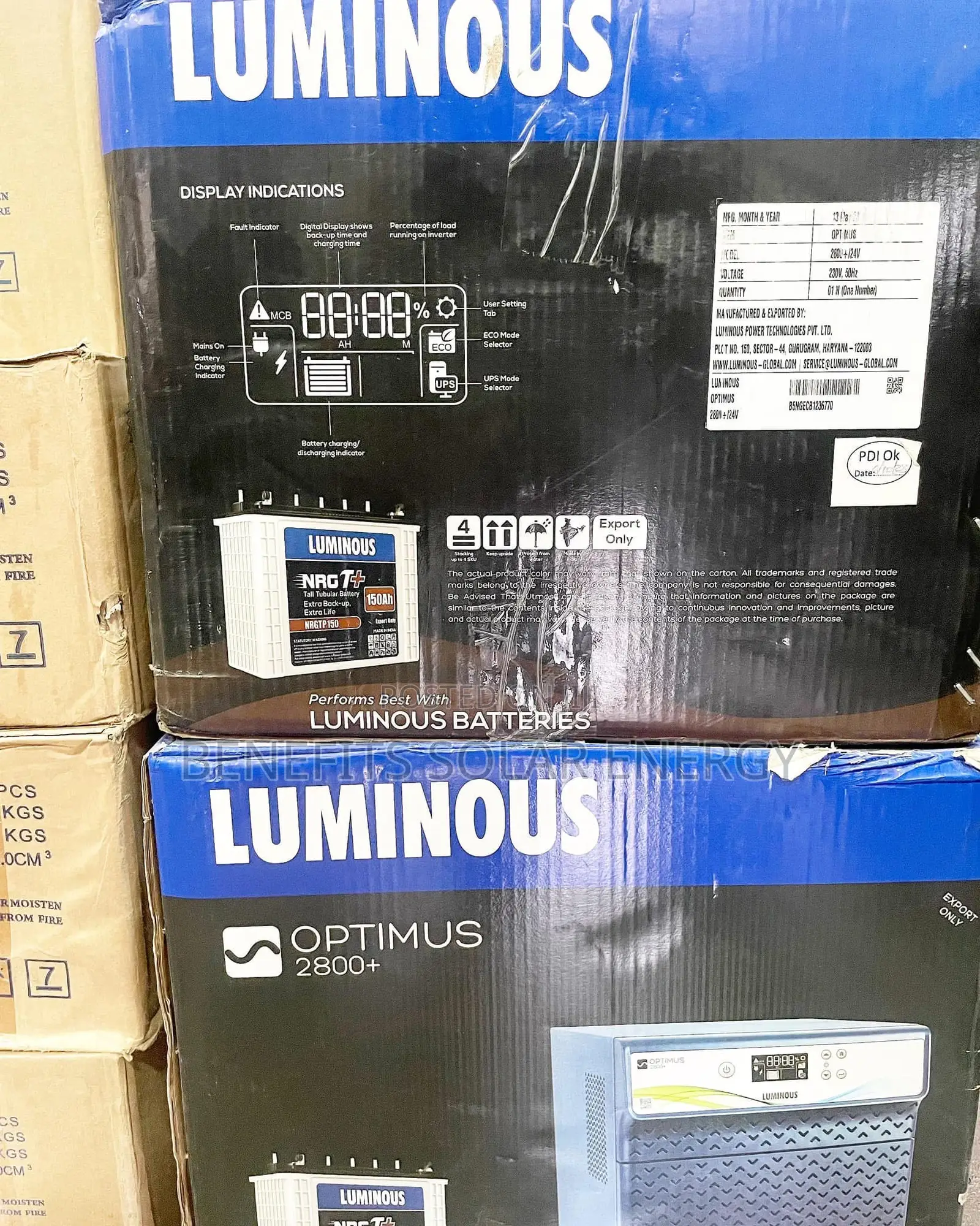 2.8kva 24v Luminous Inverter