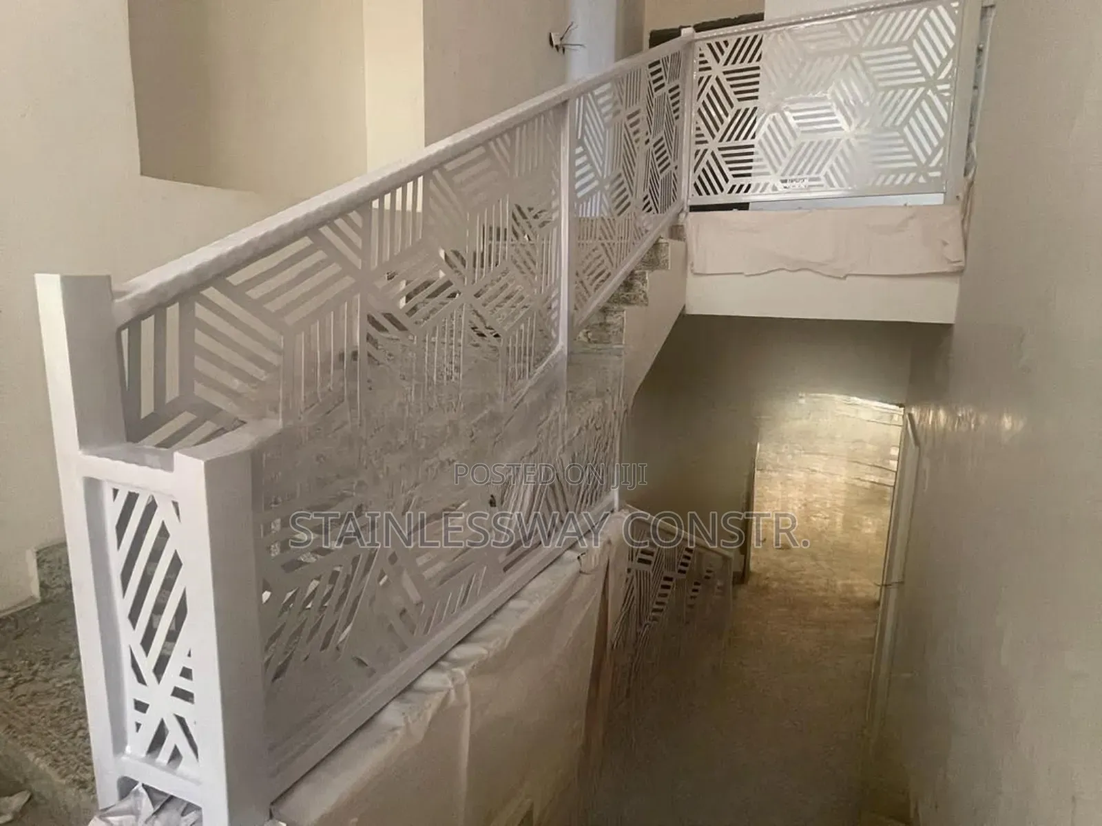 Lasercut Pathway Railing