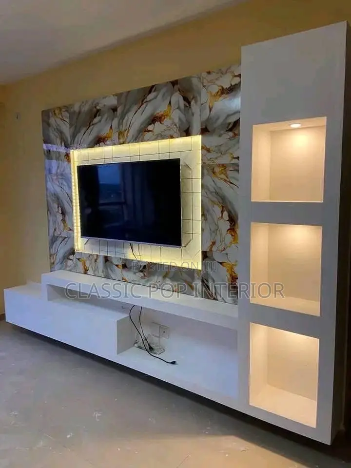 Plasterboard Tv Stand Design
