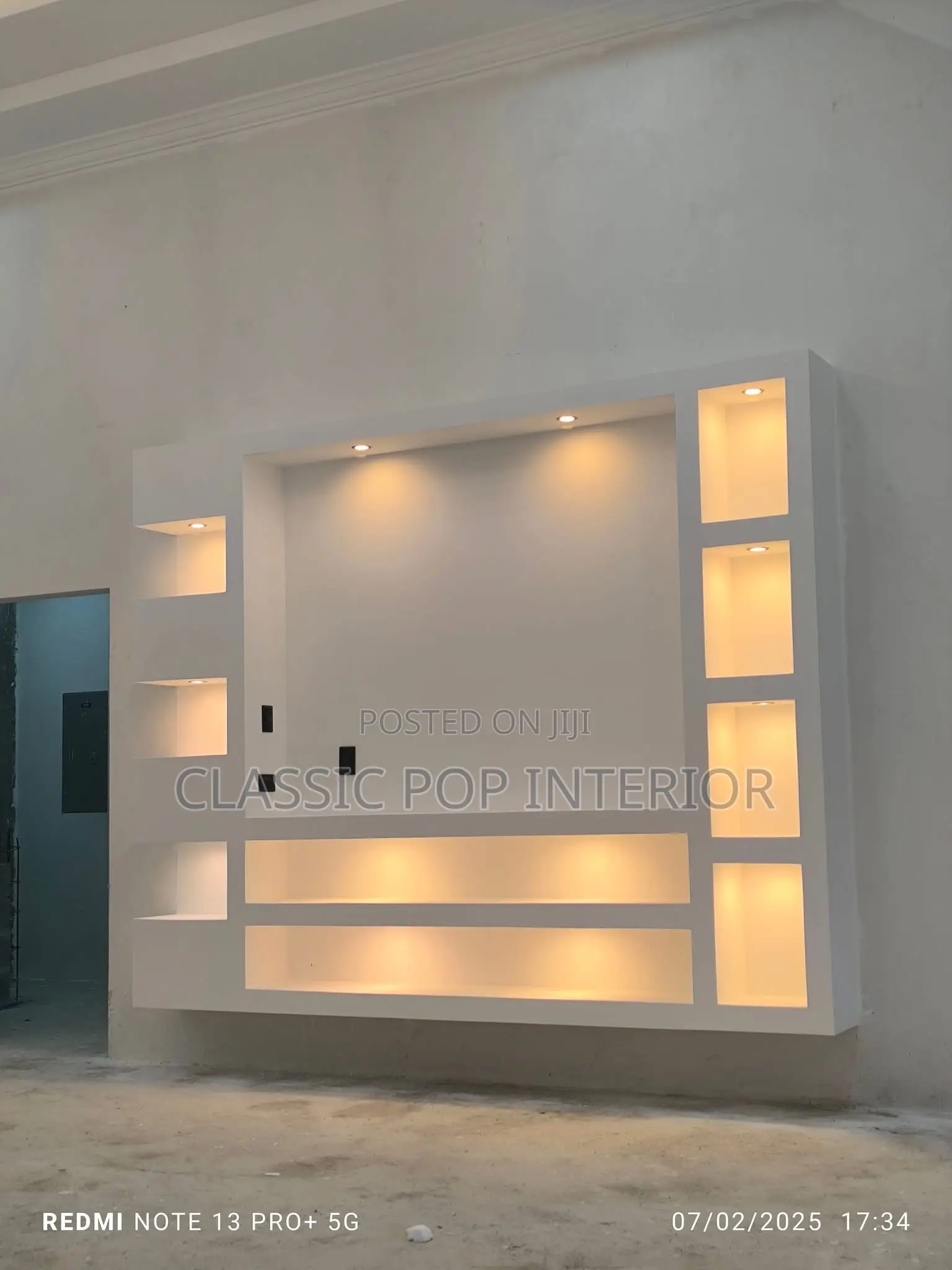 Plasterboard Tv Stand Design