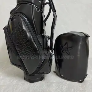 Pearly Gates Gold Leather Golf Bag
