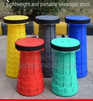 Retractable Foldable Portable Telescopic Mobile Stool