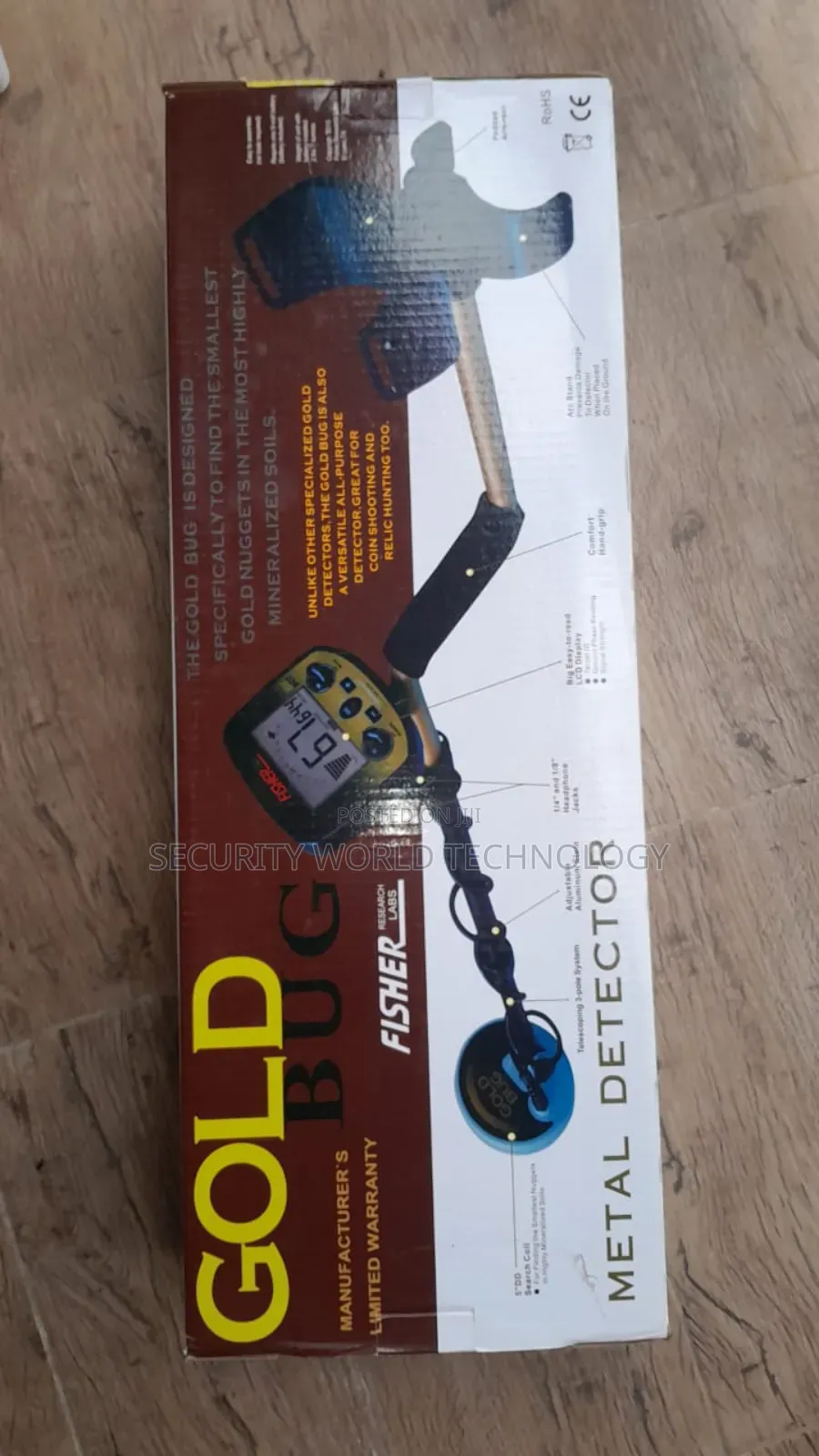 Gold Fisher Bug Metal Detector
