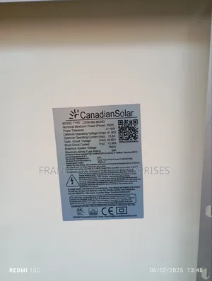 Canadian Solar Panel 550watts
