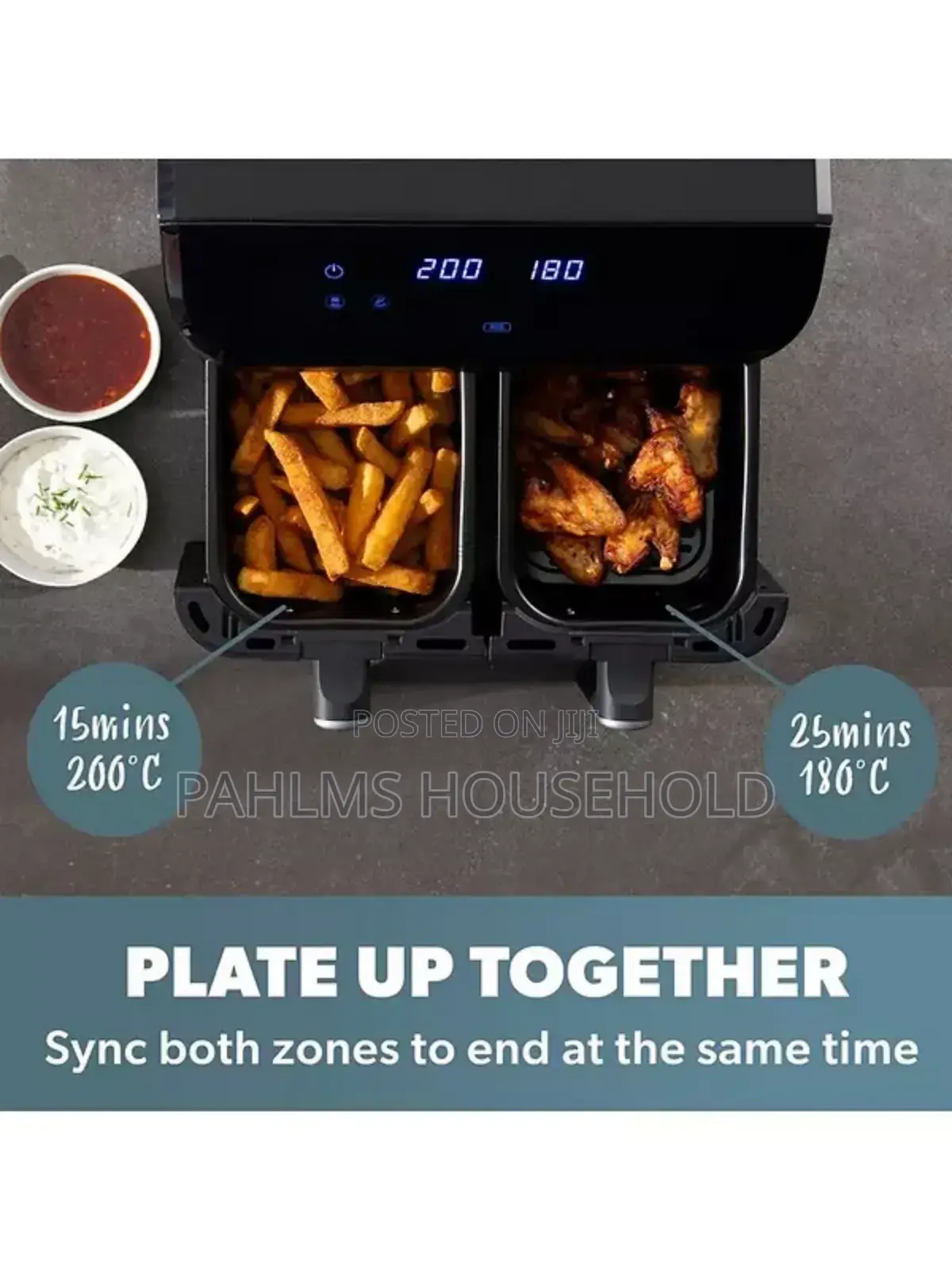 Daewoo 9l Double Basket Air Fryer