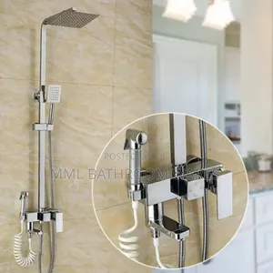 High Quality Chrome Shower With Pressing Shower