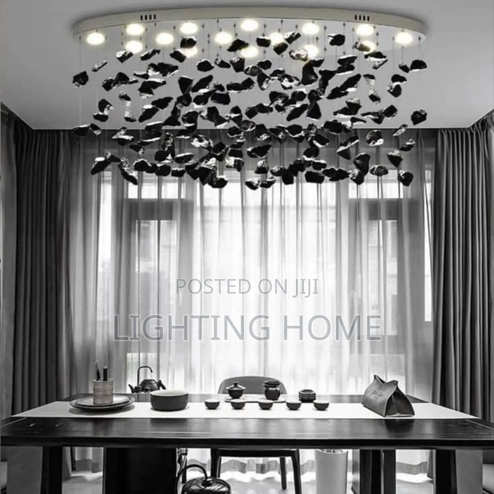 Led Glass Crystal Chandelier Light
