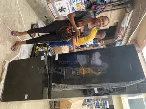 350liter Double Door Refrigerator Black