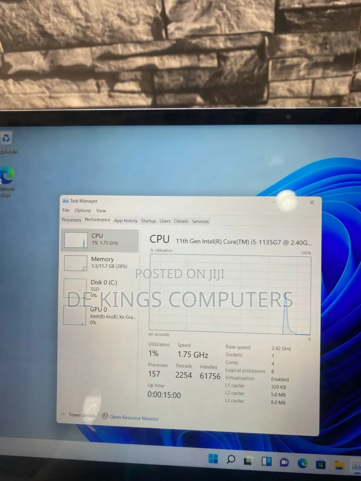 Laptop Dell 12GB Intel Core i5 SSD 512GB