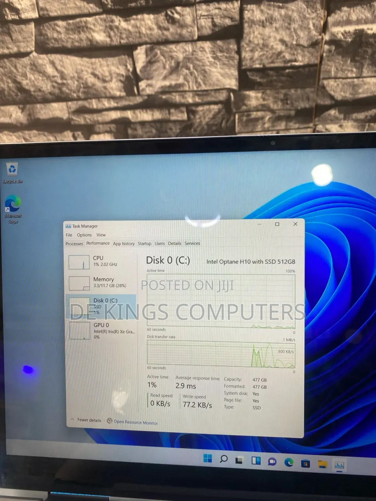 Laptop Dell 12GB Intel Core i5 SSD 512GB