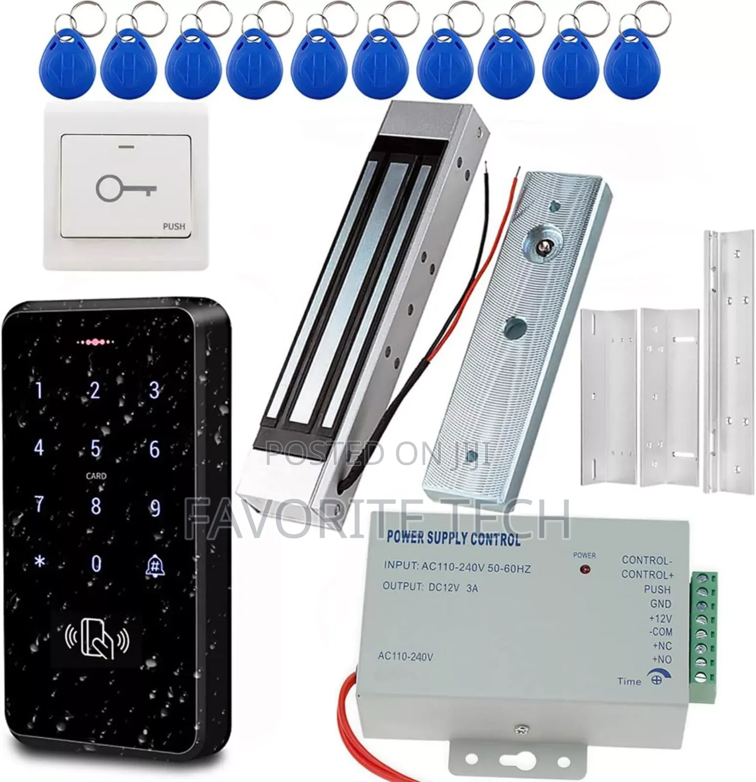 Access Control System, Magnetic Lock and Power Supply Set