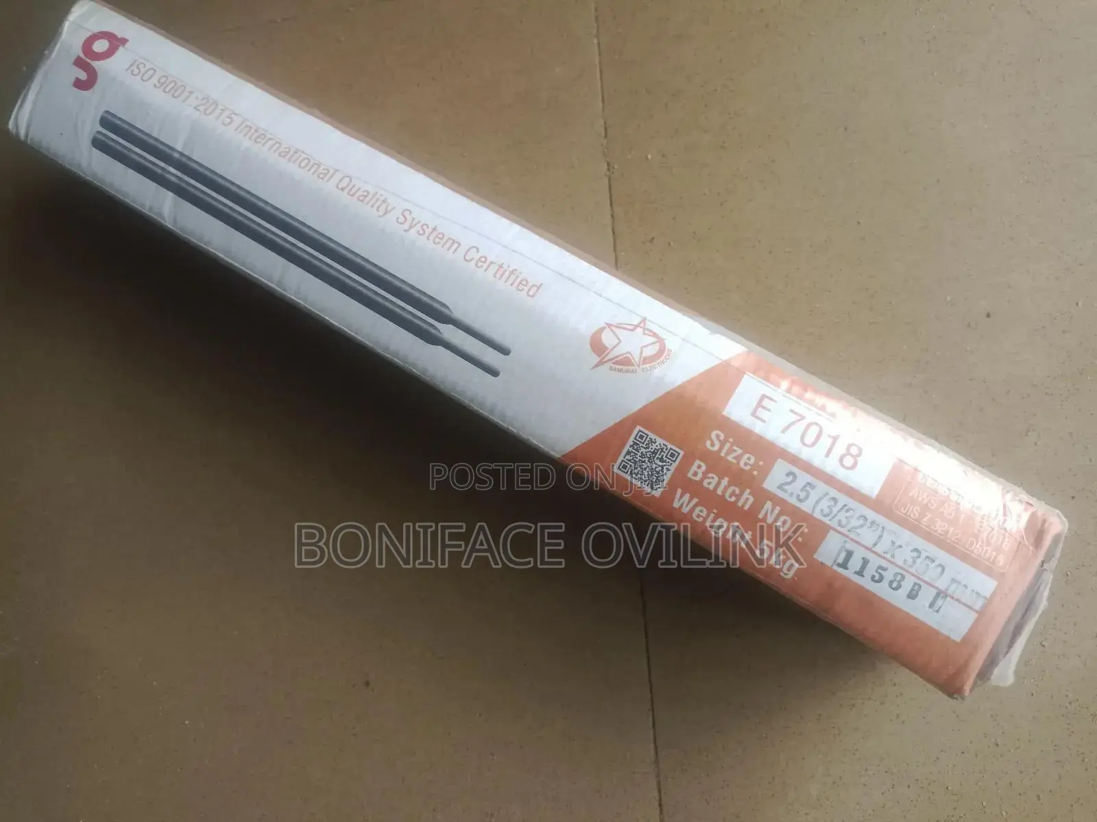 Samurai Welding Electrode E7018