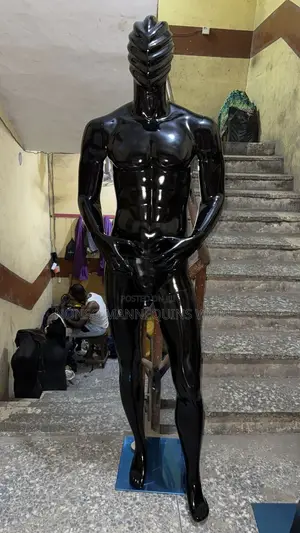 Spider Face Huge Male Black Mannequins