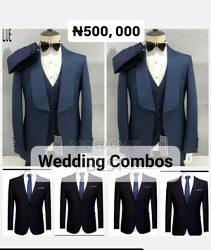 Wedding Combos! Get 6 Suits, 6 Shirts 6 Set of Ties