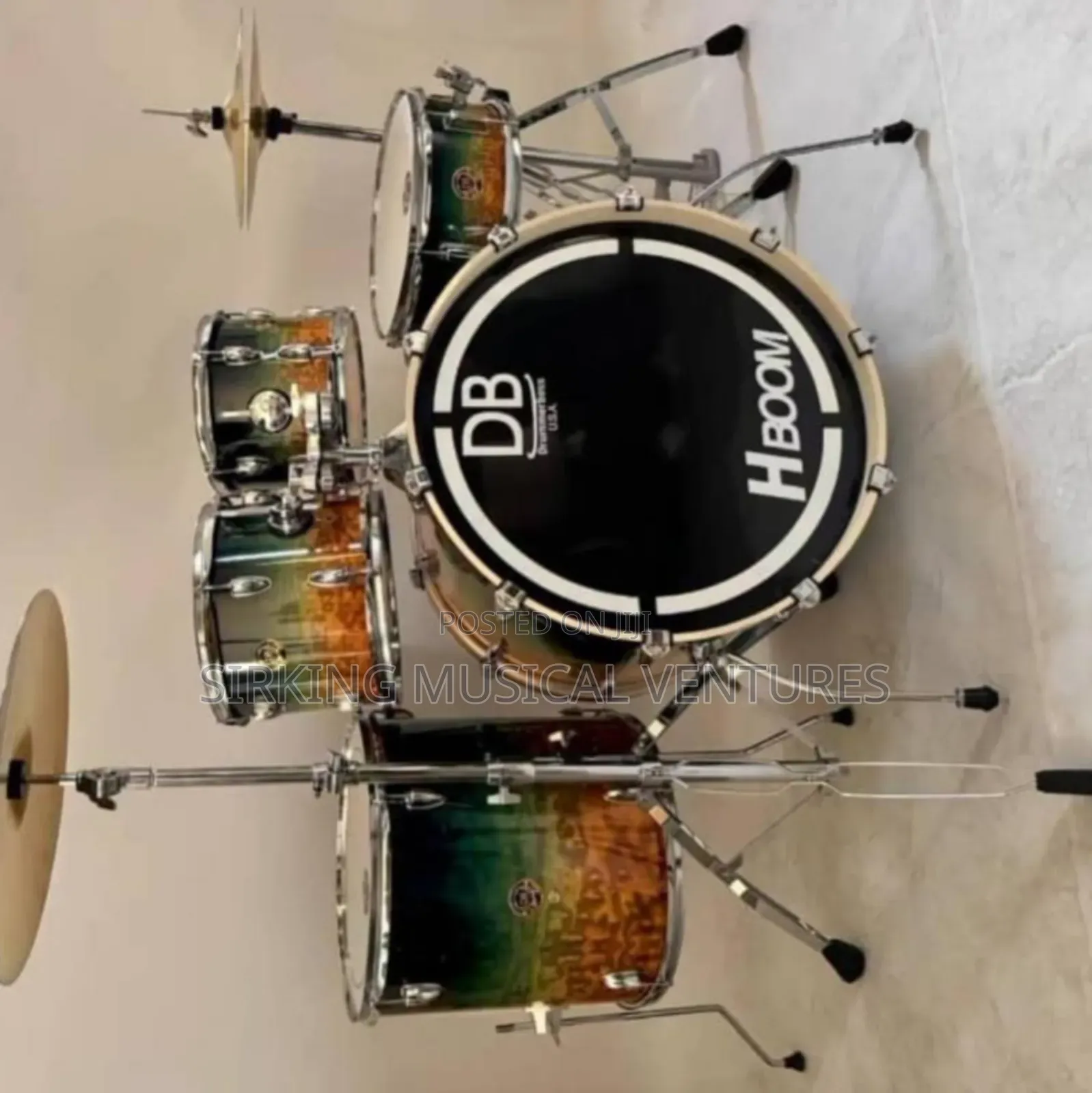 Db 5pcs Professional Drum Set Hboom