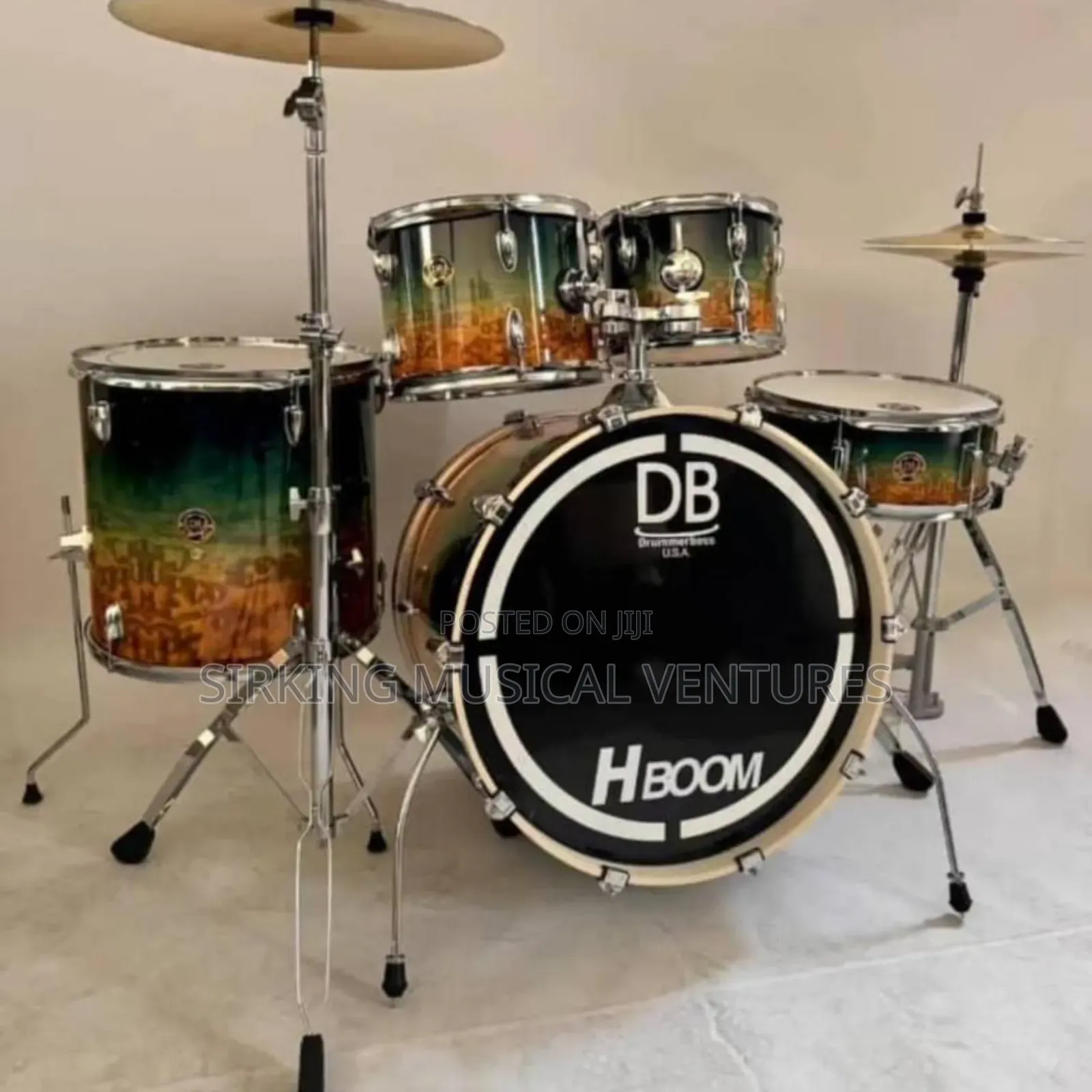 Db 5pcs Professional Drum Set Hboom