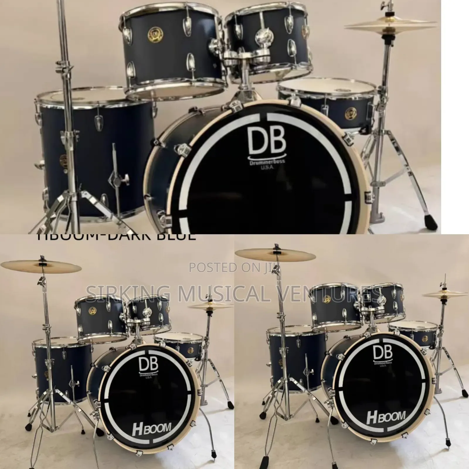 Db 5pcs Drum Hboom-Dark Blue