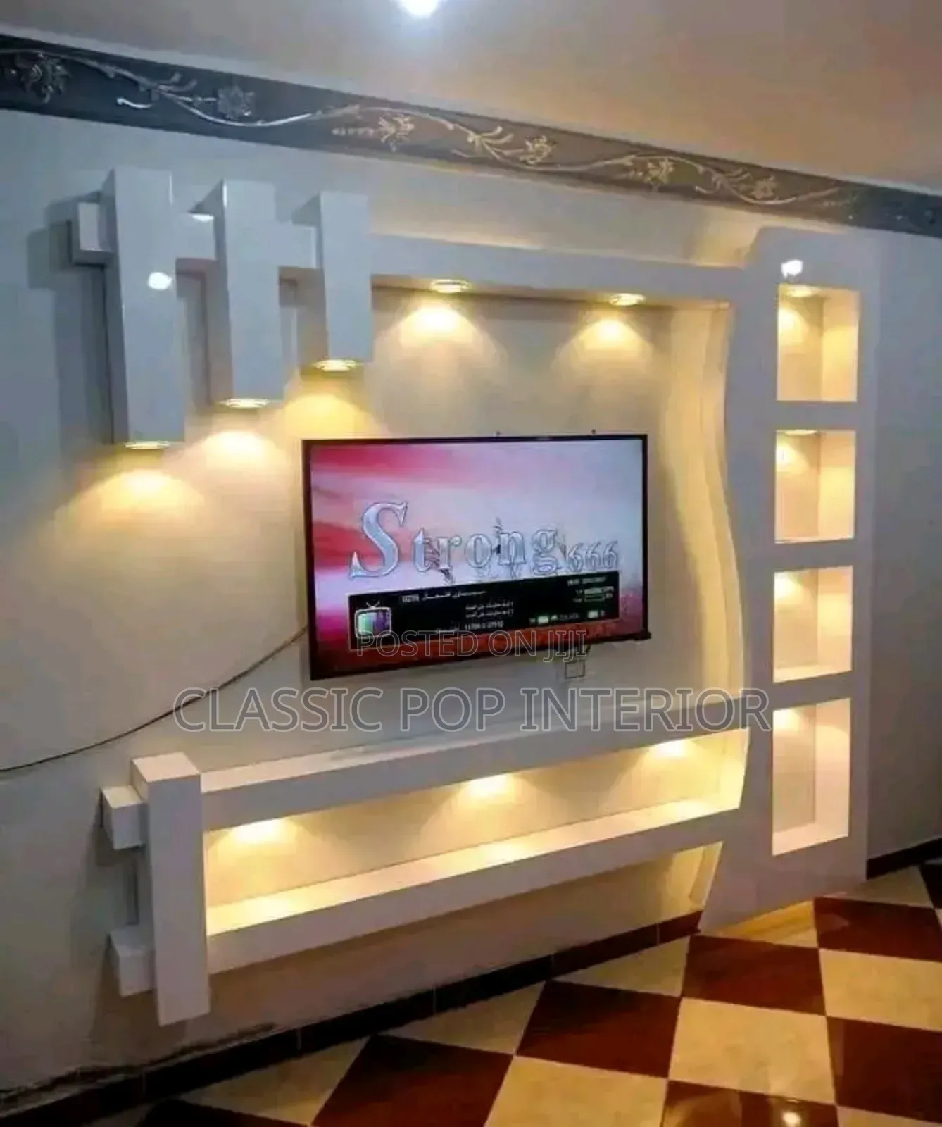 Plasterboard Tv Stand Design