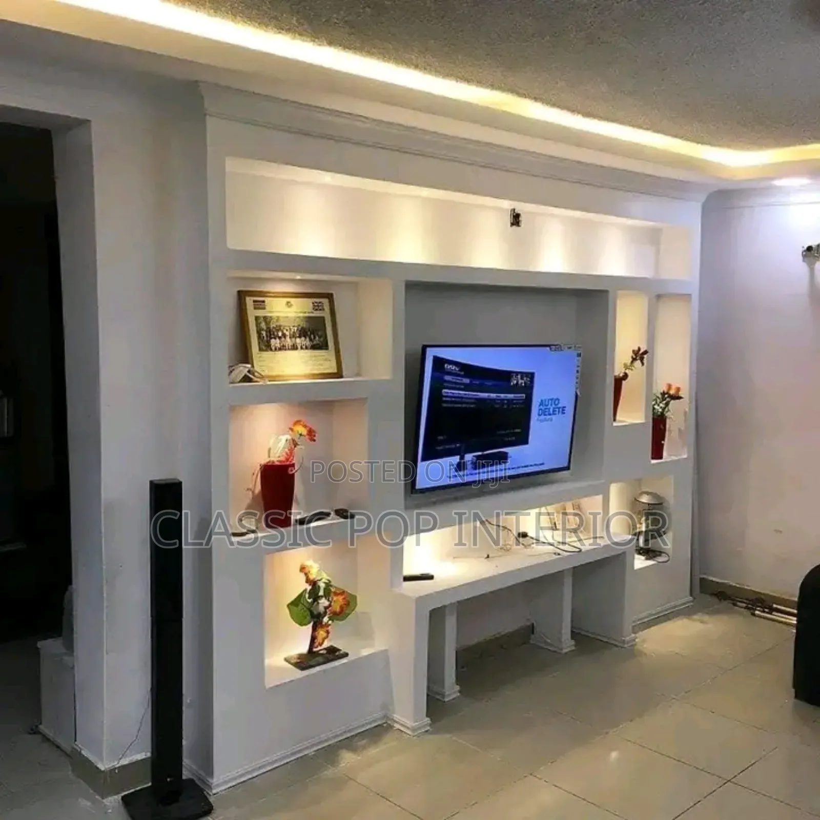 Plasterboard Tv Stand Design