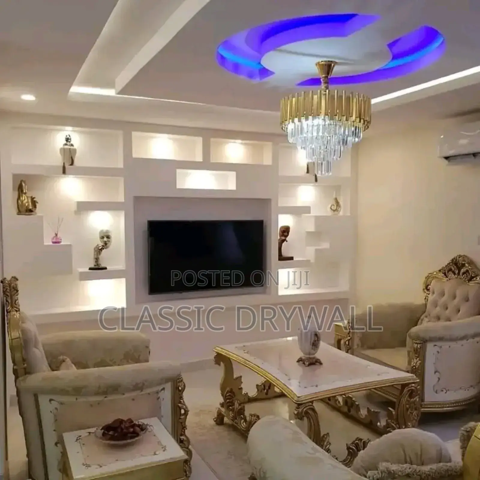 Plasterboard Tv Stand Design