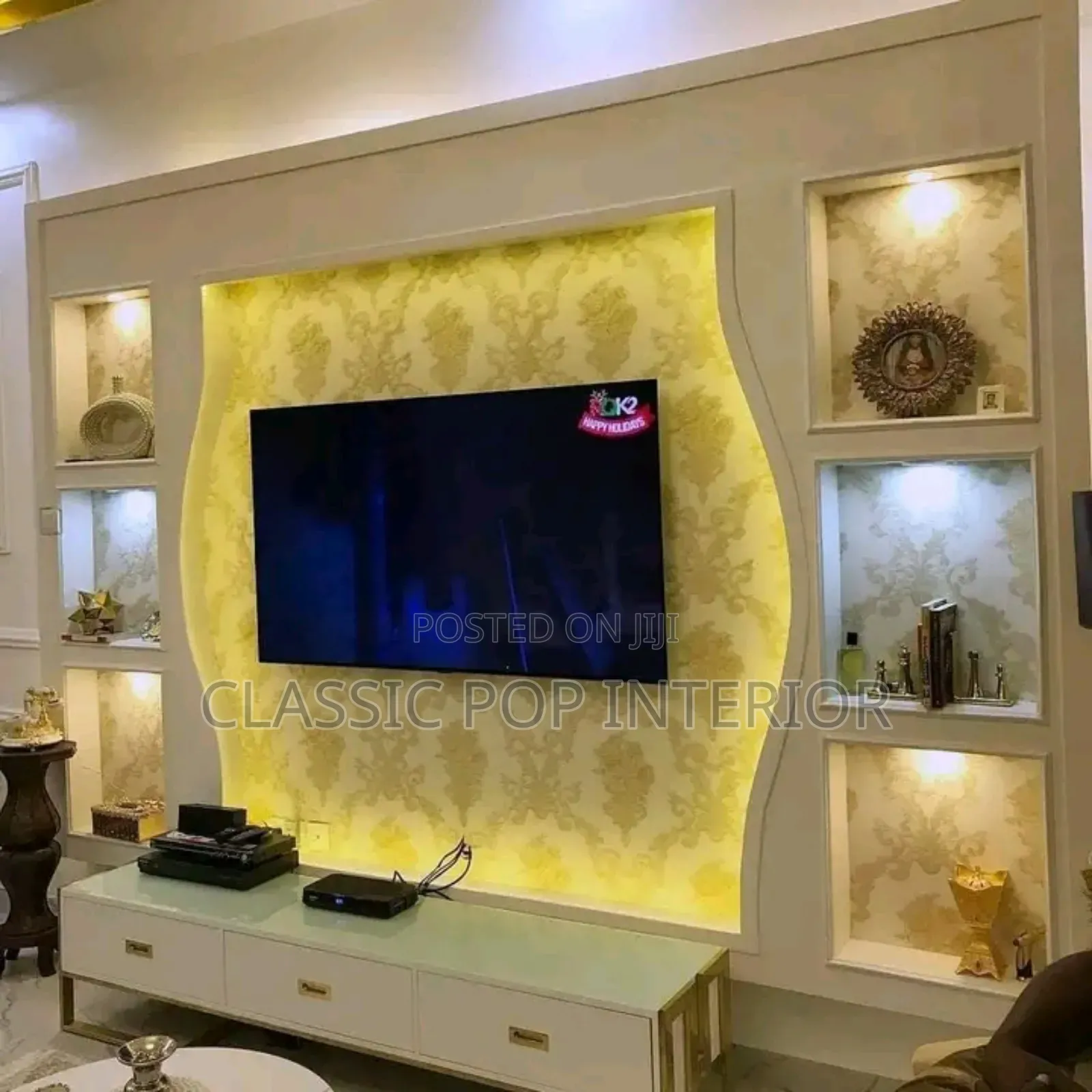 Plasterboard Tv Stand Design