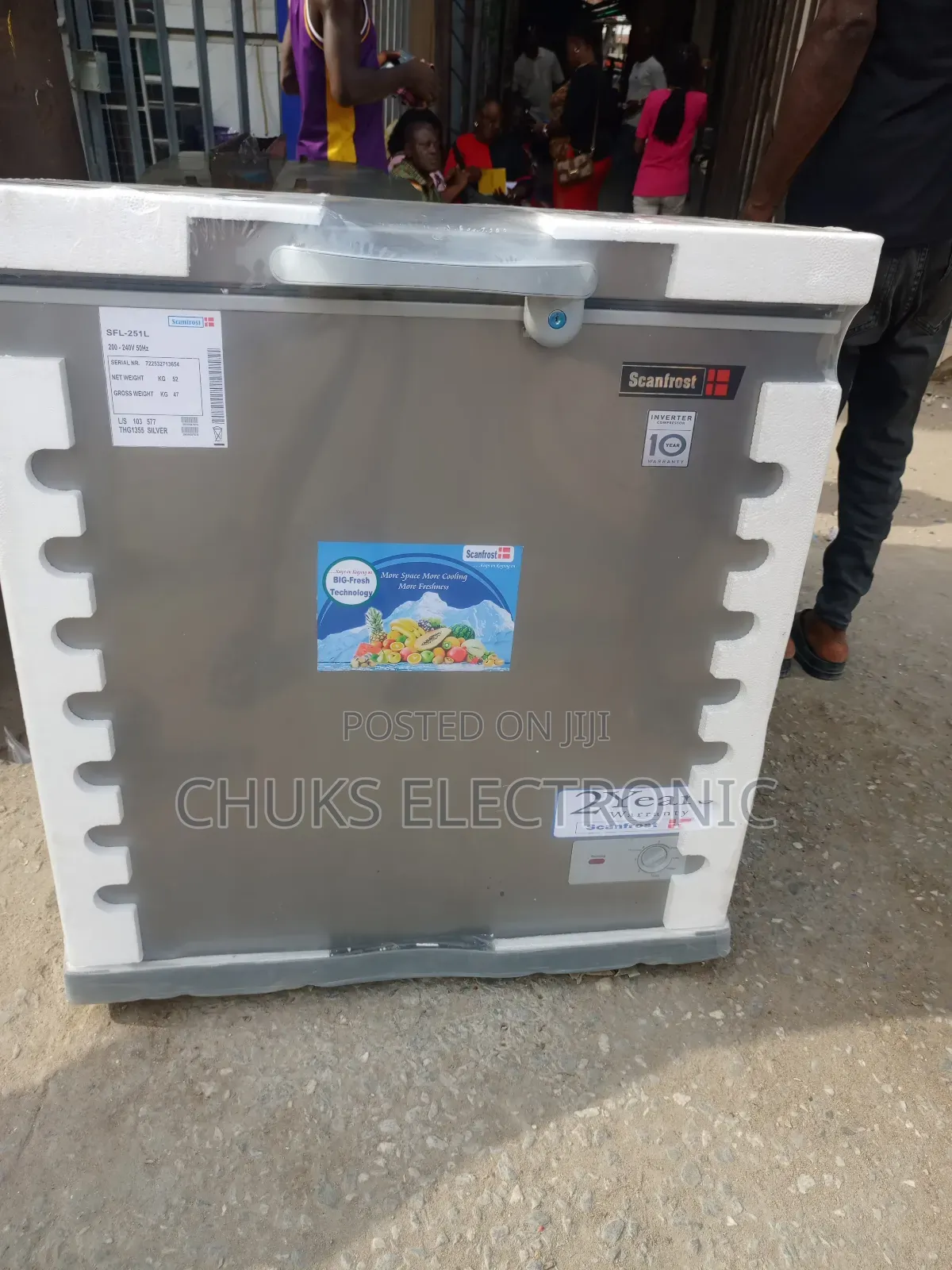 Scanfrost Inverter Freezer 200l