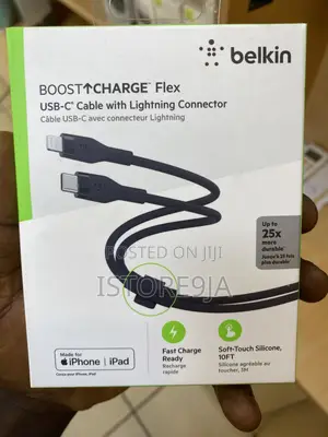 Belkin Boost Charge Flex Usb-C to Lightning Cable 10ft