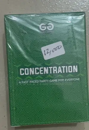 Concentration Party Card Game