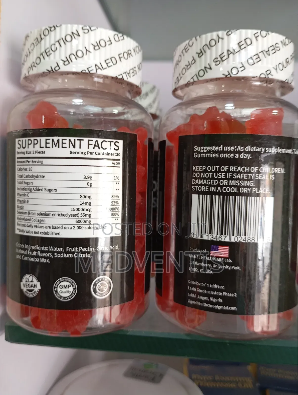 Lignel Biotin and Collagen Gummies