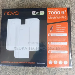 Photo - Tenda Nova Ax3000 Whole Home Mesh Wifi 6 System 7000ft2
