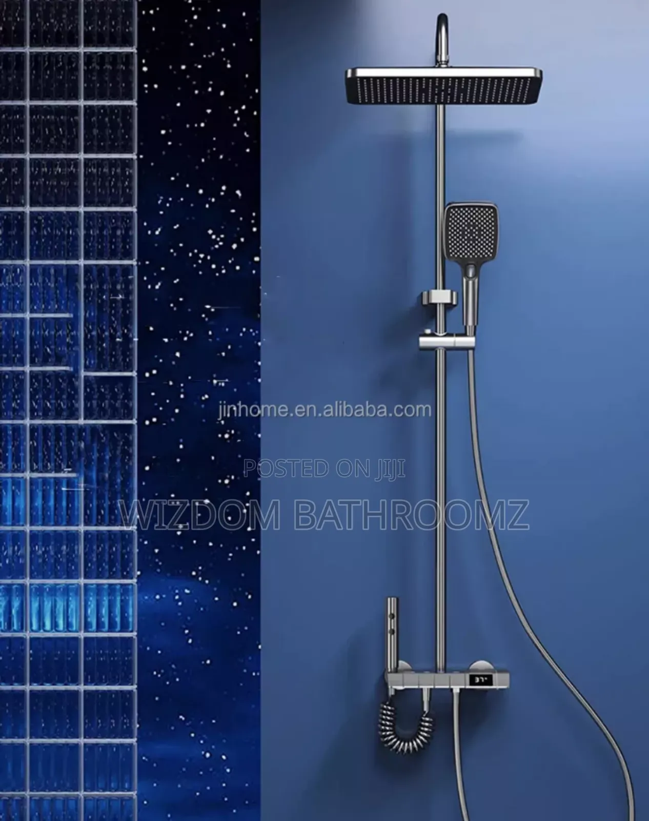 Temperature Shower With Led Light