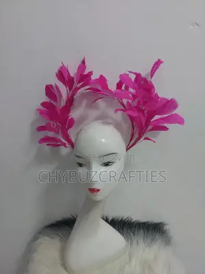 Pink Clip Headpiece