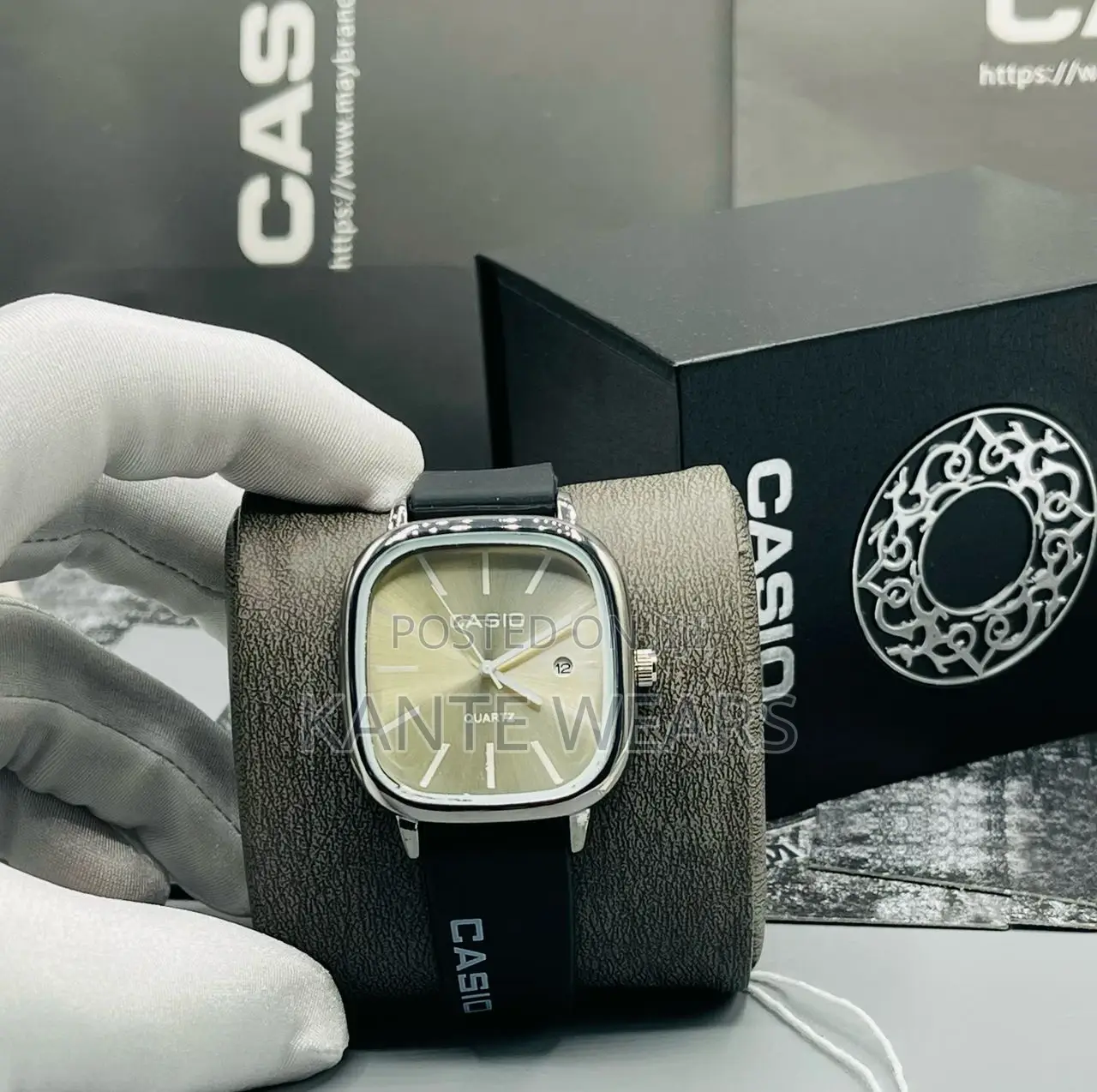 Rubber Analog Casio With Box