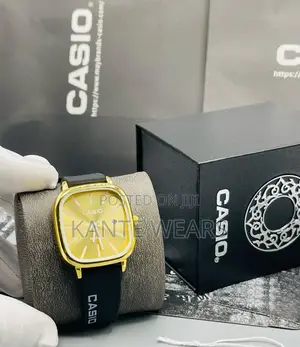 Rubber Analog Casio With Box